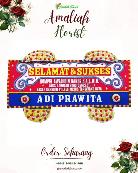 Papan Bunga Ucapan Selamat Scbd